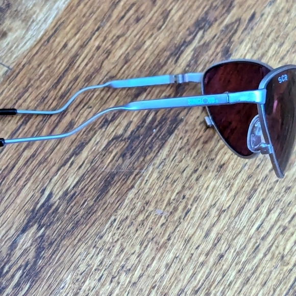 RARE* NIB Vintage Suncloud Taro Sunglasses Matte Silver Rose Lens Made in Italy - Picture 6 of 16